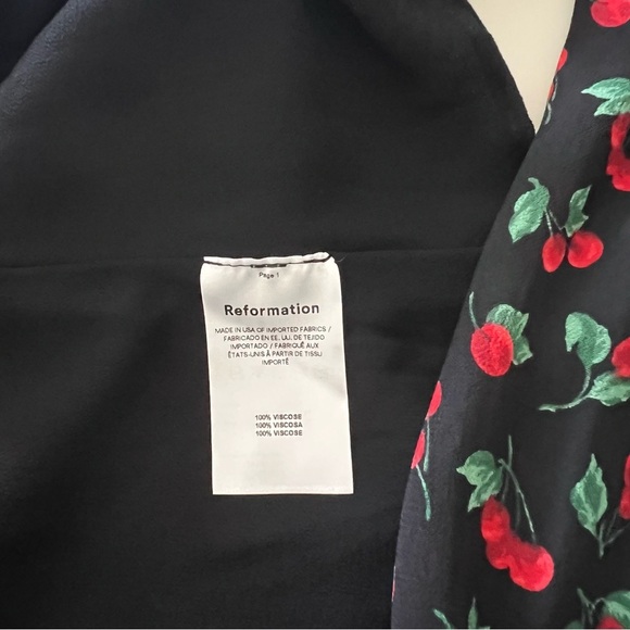 Reformation Ferris Dress in Cherry Pie - Picture 15 of 16